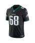 Фото #3 товара Men's Jordan Mailata Black Philadelphia Eagles Alternate Vapor F.U.S.E. Limited Jersey