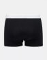 Topman 3 pack trunks in black with black waistbands