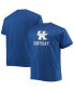 Фото #1 товара Men's Royal Kentucky Wildcats Big and Tall Lockup T-shirt