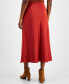 ფოტო #2 პროდუქტის Women's Satin Midi Skirt