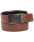 Фото #2 товара Men's Stretch Reversible Plaque Belt