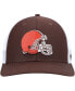 Men's Brown, White Cleveland Browns Trucker Snapback Hat