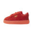 Фото #5 товара Puma Suede Lace Up Toddler Boys Red Sneakers Casual Shoes 384001-01