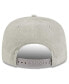 Men's Gray Brooklyn Nets The Golfer Corduroy 9FIFTY Snapback Hat