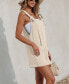 ფოტო #4 პროდუქტის Women's Patch Pocket Pinafore Romper