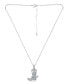 ფოტო #3 პროდუქტის Cubic Zirconia Cowboy Boot with Spur Pendant Necklace in Sterling Silver