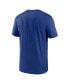 ფოტო #3 პროდუქტის Men's Royal Texas Rangers Wordmark Outline Legend T-shirt