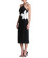 Фото #3 товара Платье с цветочными аппликациями AVEC LES FILLES женское Воротник-Галстук
