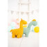 Фото #10 товара Плюшевый Crochetts Bebe Жёлтый Динозавр Жираф 30 x 24 x 10 см 2 предмета