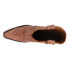 Фото #4 товара Circle G by Corral Ld Triad Embroidery Snip Toe Cowboy Booties Womens Brown Casu