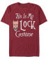 Фото #1 товара Men's Lock Costume Short Sleeve Crew T-shirt