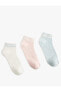 Spor Çorap Seti 3'lü Çok Renkli