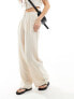 Фото #1 товара Reclaimed Vintage mensy wide leg trouser in linen look