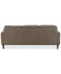 Фото #7 товара CLOSEOUT! Locasta 84" Tufted Leather Sofa, Created for Macy's