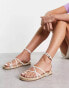 Фото #1 товара ASOS DESIGN Jamila toe loop espadrille in white