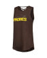 Фото #3 товара Women's Brown San Diego Padres Claire Fashion Tri-Blend Tank Top