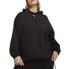 Puma Dare To Oversized Pullover Hoodie Womens Black Casual Outerwear 62429601