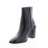 Фото #4 товара Diba True Mind Reeder 54405 Womens Black Leather Ankle & Booties Boots