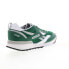 Reebok LX2200 Mens Green Leather Lace Up Lifestyle Sneakers Shoes