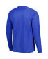 ფოტო #4 პროდუქტის Men's Royal Boise State Broncos Spotlight Raglan Performance Long Sleeve T-shirt