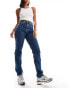 Фото #1 товара Calvin Klein Jeans authentic straight jeans in mid wash