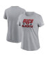 Women's Gray Tampa Bay Buccaneers 2023 NFL Playoffs Iconic T-shirt
