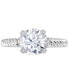 Кольцо Macy's Cubic Zirconia Solitaire Twist-Style Engagement Серебристый, 8 - фото #1