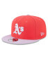 Men's Red, Purple Oakland Athletics Spring Basic Two-Tone 9FIFTY Snapback Hat