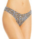 Aqua Swim 285502 Leopard Print High Leg Bikini Bottoms Size Small