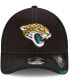 Фото #4 товара Men's Black Jacksonville Jaguars Neo 39THIRTY Flex Hat