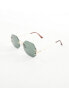 Jeepers Peepers hexagonal sunglasses in green