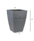 Фото #2 товара MSQT19SL Modern Planter Tall Square Slate, 12in x 19in