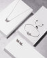 Фото #2 товара DKNY pavé Butterfly Pendant Necklace, 16" + 3" extender
