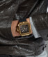 Фото #5 товара Мужские часы Guess Skeleton Leo черно-золотые GW0637G2