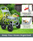 Garden Hose Reel Cart Holds 330ft of 3/4''or 5/8'' Hose 400ft of 1/2'' Hose