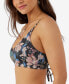 Фото #3 товара Women's Matira Printed Tropical Strappy Bikini Top