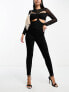 Фото #7 товара Spanx ankle grazer jean-ish leggings in black