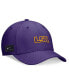 Men's and Women's Purple LSU Tigers 2024 Sideline Swoosh Flex Hat Фиолетовый, M/L - фото #3