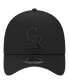 Фото #3 товара Men's Colorado Rockies Black-on-Black Neo 39THIRTY Flex Hat