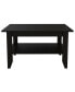 Фото #1 товара Essential Coffee Table, One Shelf, Four Legs - Black