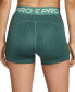 ფოტო #2 პროდუქტის Women's Pro Dri-FIT Mid-Rise 3" Printed Shorts