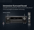 Denon AVR-X1700HDAB 7.2 Channel AV Receiver, Hi-Fi Amplifier with Dolby Atmos, DTS:X, 6 HDMI Inputs and 1 Output, 8K HDMI, Bluetooth, Wi-Fi, AirPlay 2, HEOS Multi-Room, Alexa Compatible, Black