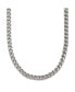 Фото #1 товара Stainless Steel Polished 24 inch Franco Chain Necklace