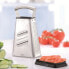 GEFU VITALES LASER CUT - Box grater - Stainless steel - Plastic - Stainless steel