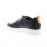 French Connection Zeke FC7220L Mens Black Leather Lifestyle Sneakers Shoes