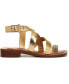 Фото #2 товара Women's Ina Toe Loop Ankle Strap Stacked Heel Sandals