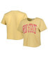 ფოტო #4 პროდუქტის Women's Yellow Ohio State Buckeyes Core Fashion Cropped T-shirt