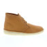 Фото #2 товара Clarks Desert Coal 26167988 Mens Brown Leather Lace Up Chukkas Boots