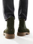 Фото #5 товара Tommy Hilfiger suede chelsea boots in army green