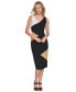 Women's Colorblocked Midi Dress